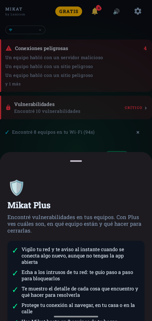 Mikat en Android: con Plus ves cuáles son las vulnerabilidades y cómo cerrarlas